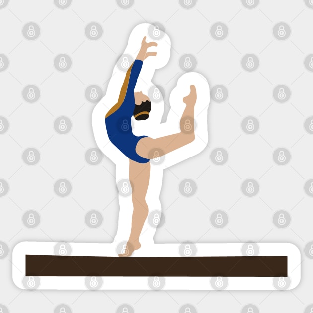 Balance Beam Sticker by GymFan